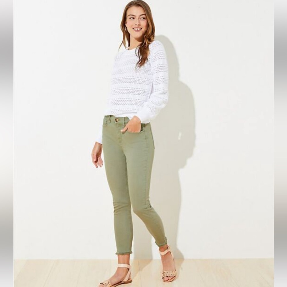 Loft High Waist Skinny Crop
